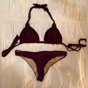 PQ Swim Deep Burgundy Bikini